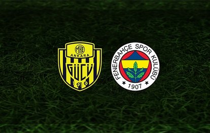 MKE Ankaragücü - Fenerbahçe maçı CANLI