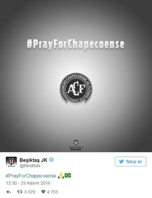4 büyükler Chapecoense'yi unutmadı - 3