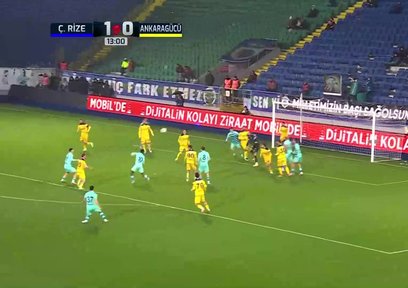 GOL | Çaykur Rizespor 2-0 MKE Ankaragücü