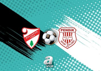 Boluspor-Pendikspor maçı bilgileri