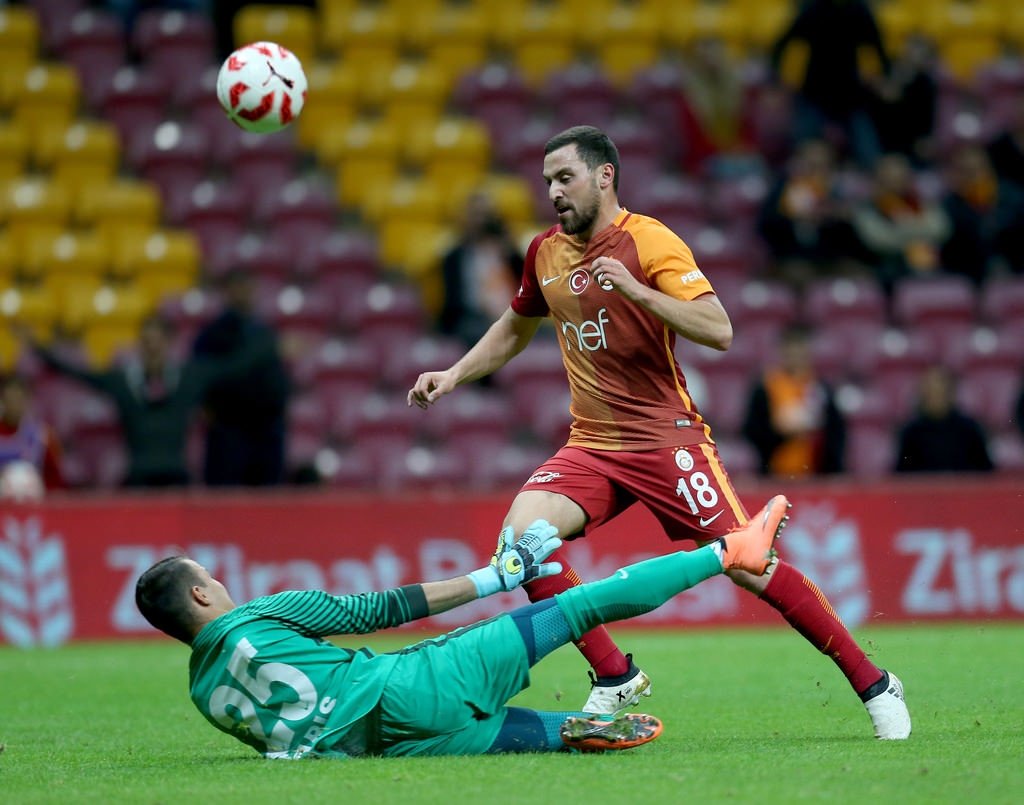 Galatasaray-Dersimspor karşılaşmasından kareler