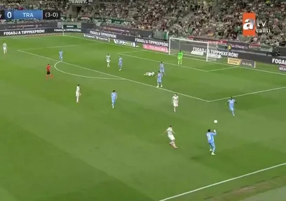 Trabzonspor 9 kişi kaldı! İşte o pozisyon