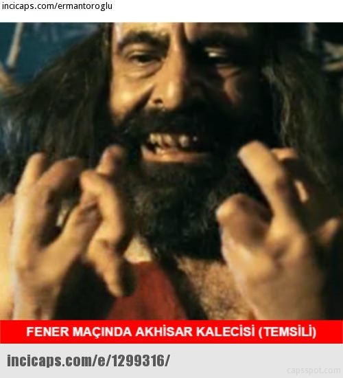 Akhisar - Fenerbahçe maçı capsleri