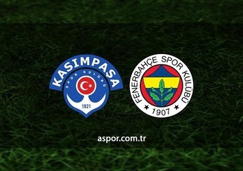 Kasımpaşa - F.Bahçe maçı saat kaçta?