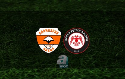 Adanaspor - Çorum FK maçı ne zaman, saat kaçta ve hangi kanalda? | Trendyol 1. Lig