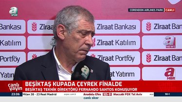 Beşiktaş Teknik Direktörü Fernando Santos'tan transfer sözleri!