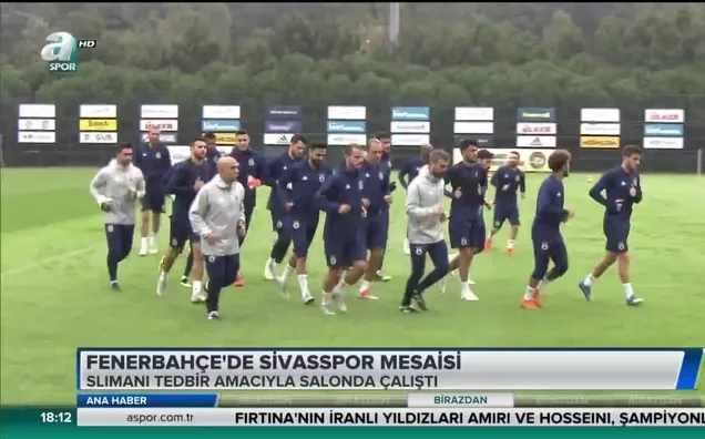 Fenerbahçe'de Sivasspor mesaisi