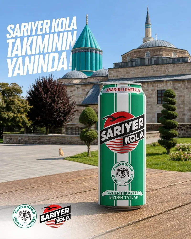 Sarıyer Kola, Konyaspor’un 2026-2027 Sezonu Resmi İçecek Sponsoru Oldu - 2