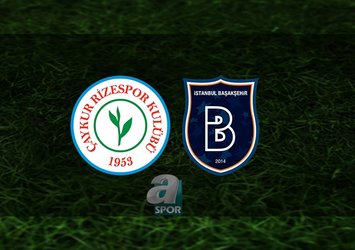Rizespor - Başakşehir | CANLI