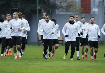 Galatasaray'da derbi mesaisi