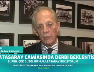 Galatasaray camiasında derbi beklentisi
