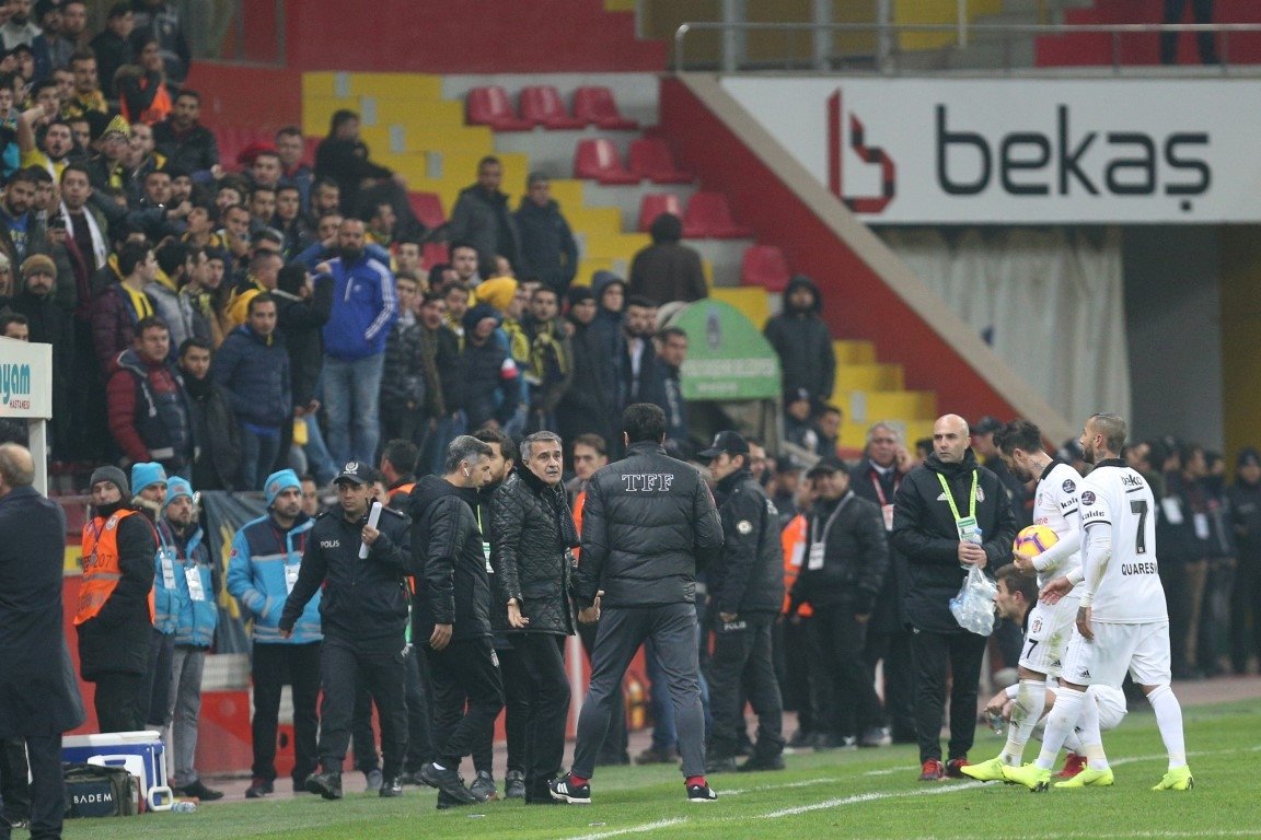 Ankaragücü Beşiktaş maçında kareler