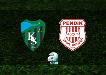 Kocaelispor - Siltaş Yapı Pendikspor maçı saat kaçta?