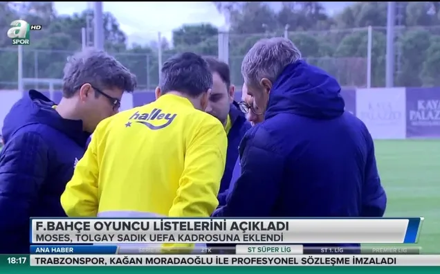 Fenerbahçe oyuncu listelerini açıkladı