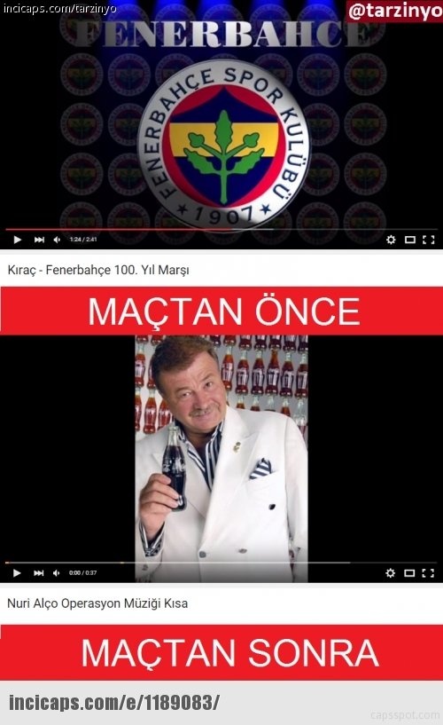 Fenerbahçe  - Molde maçının capsleri