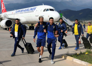 Fenerbahçe kafilesi, Gazipaşa'ya geldi