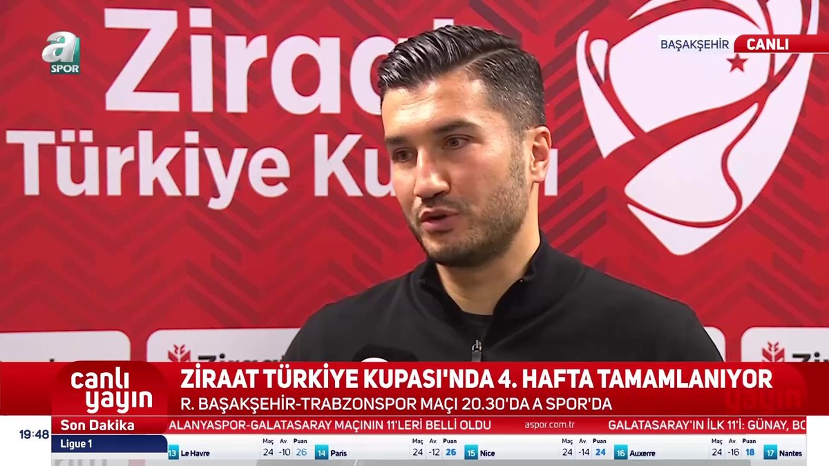 03 Mart 2026 - Nuri Şahin: Final niteliğinde bir maç - Aspor  Ziraat Türkiye Kupası
