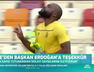 Farnolle'den Başkan Erdoğan'a teşekkür