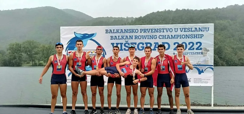 Kürek milli takımı Balkan şampiyonu oldu