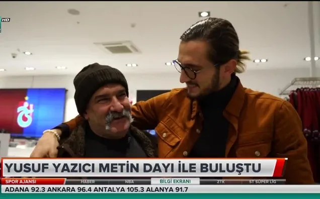 Yusuf Yazıcı Metin Dayı ile buluştu