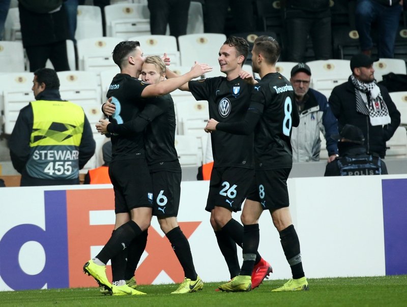 Beşiktaş - Malmö maçından kareler
