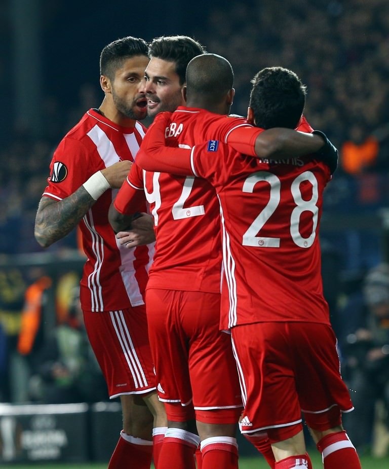 Osmanlıspor - Olympiakos maçından kareler