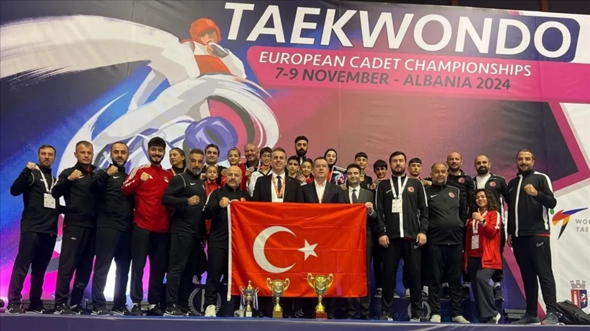 Yıldız tekvandocular Avrupa şampiyonu!