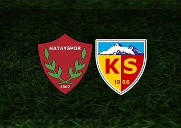 Hatayspor - Kayserispor | CANLI