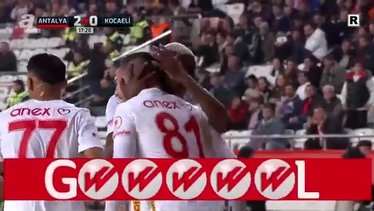 Antalyaspor 3-1 Kocaelispor (MAÇ ÖZETİ)