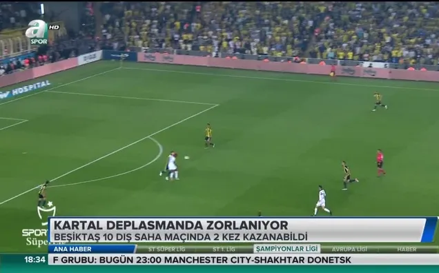 Beşiktaş deplasmanda zorlanıyor