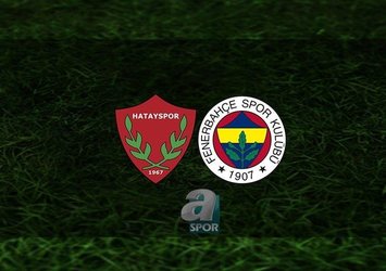 F.Bahçe'nin Hatayspor maçı 11'i belli oldu!