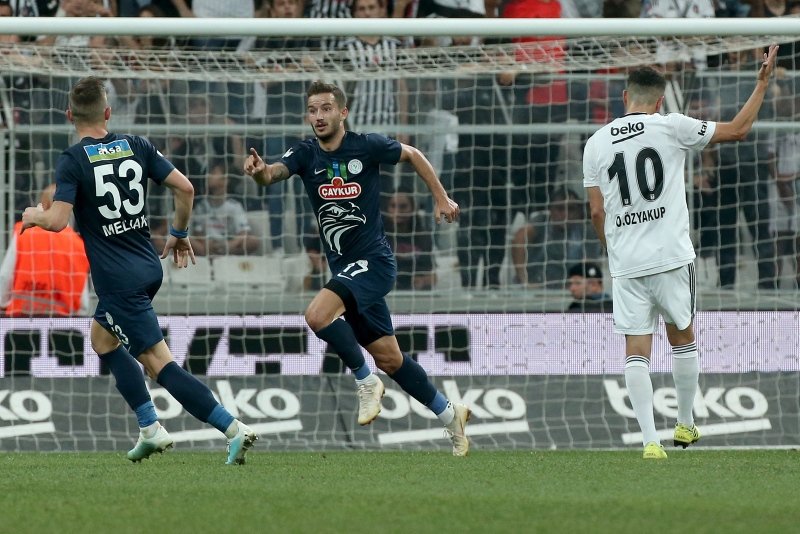 Beşiktaş - Ç. Rizespor maçından kareler