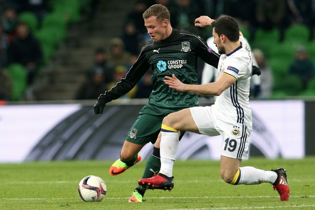 Krasnodar - Fenerbahçe maçından kareler
