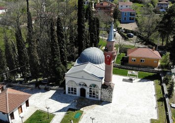 Rahime Sultan Cami havadan görüntülendi