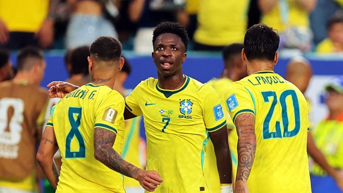 Vinicius Jr. sahneye çıktı! Brezilya son 32 biletini kaptı