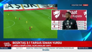 Cyle Larin Beşiktaş - Tarsus İdman Yurdu maçı sonrası konuştu! "Elimizden geleni yaptık ve sahadan galip ayrıldık"