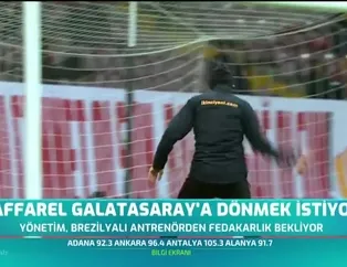 Taffarel Galatasaray'a dönmek istiyor