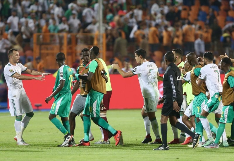 Senegal - Cezayir  maçından kareler...
