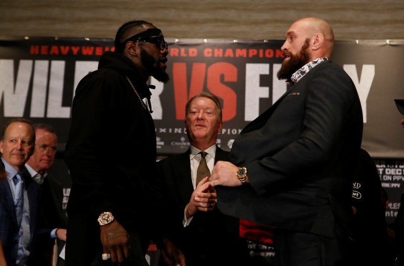Fury ve Wilder arasında gergin anlar!