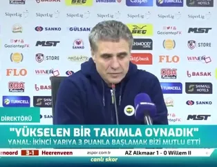 Ersun Yanal: Hem oyun olarak hem de skor olarak mutlu ediciydi