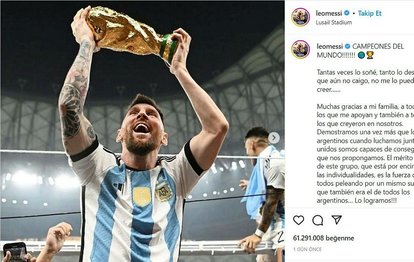 Lionel Messi’nin Dünya Kupası fotoğrafı rekor kırdı!