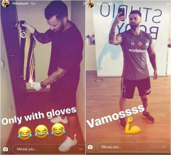 Quaresma'nın arkadaşı, Fenerbahçe forması yaktı! - 1