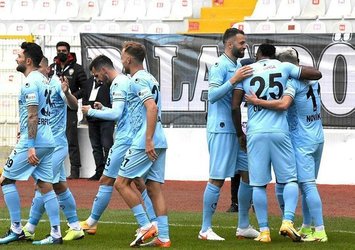 Gol düellosunda kazanan Erzurumspor!