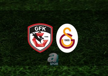 Gaziantep FK - Galatasaray | 11'ler belli oldu!