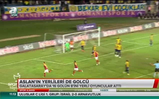 Aslan'ın yerlileri de golcü