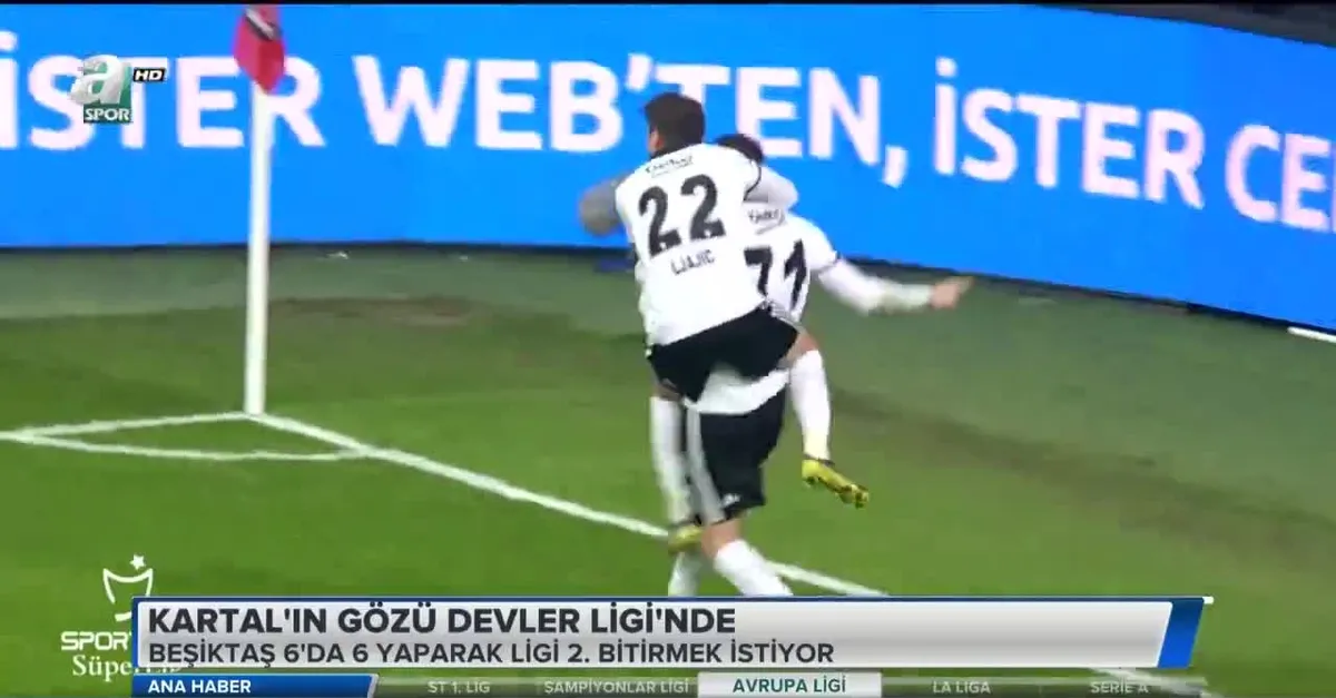 Kartal'ın gözü Devler Ligi'nde