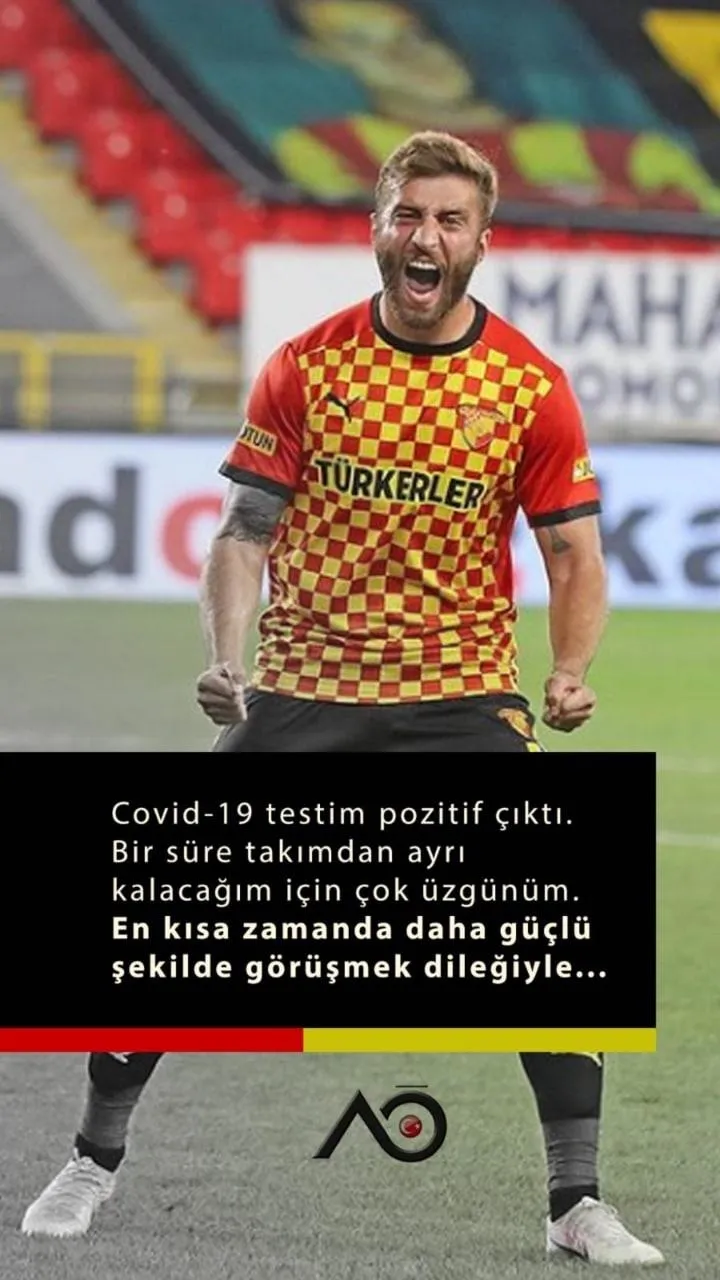Galatasaray maçı öncesi Göztepe'de Alpaslan Öztürk Covid-19'a yakalandı - 1
