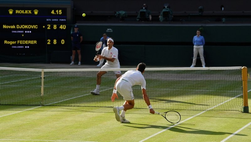 Nefes kesen Wimbledon finalinden kareler