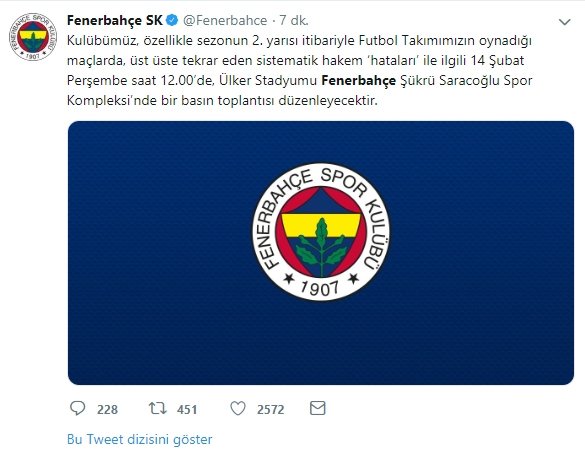 Fenerbahce Den Flas Karar Aspor