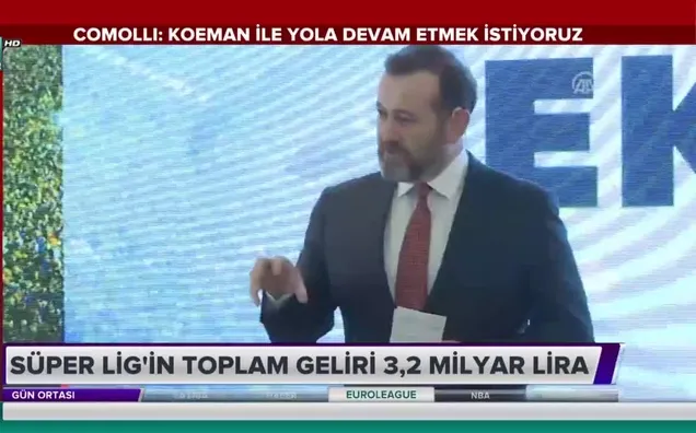 Süper Lig'in toplam geliri açıklandı